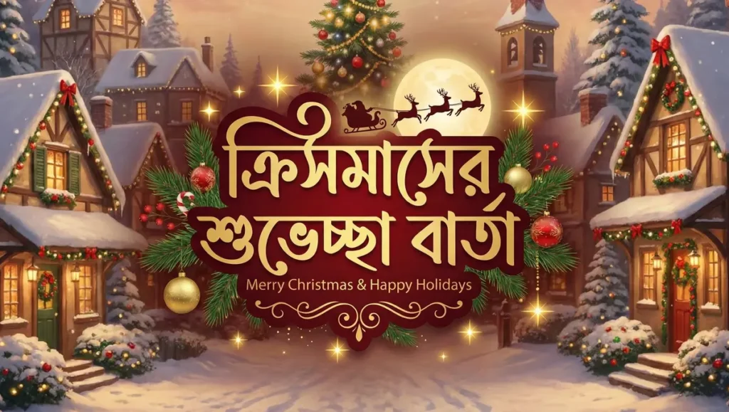 বড়দিনের শুভেচ্ছা স্ট্যাটাস ও ক্যাপশন