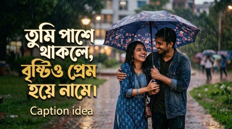 বৃষ্টি নিয়ে রোমান্টিক ক্যাপশন বাংলা(যে বৃষ্টি হৃদয় ছুঁয়ে দেয়)