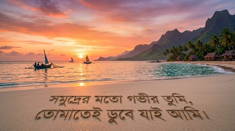 সমুদ্র নিয়ে ক্যাপশন, কবিতা ও সন্ধ্যার কালেকশন