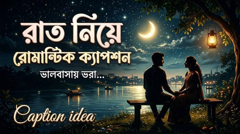 রাত নিয়ে বিভিন্ন মেজাজের ১০০টি ক্যাপশন