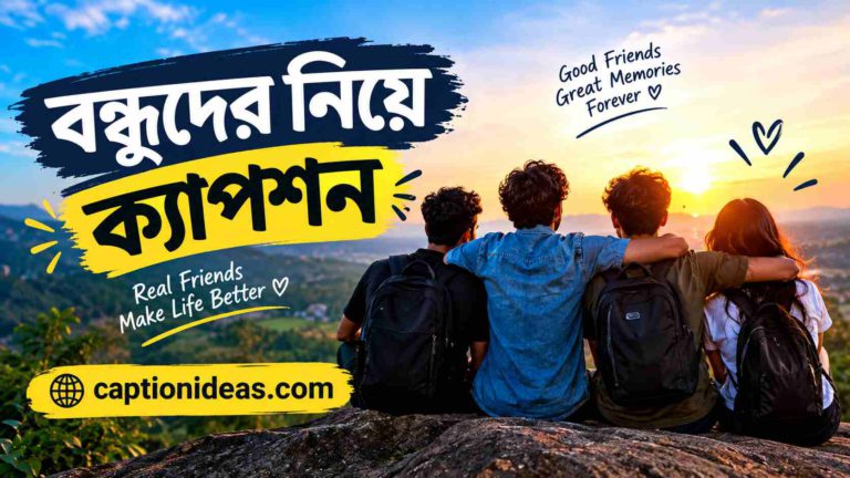 বন্ধুদের নিয়ে ক্যাপশন : বন্ধুত্বের সুন্দর মুহূর্তগুলো প্রকাশ করুন মনের মতো কথায়