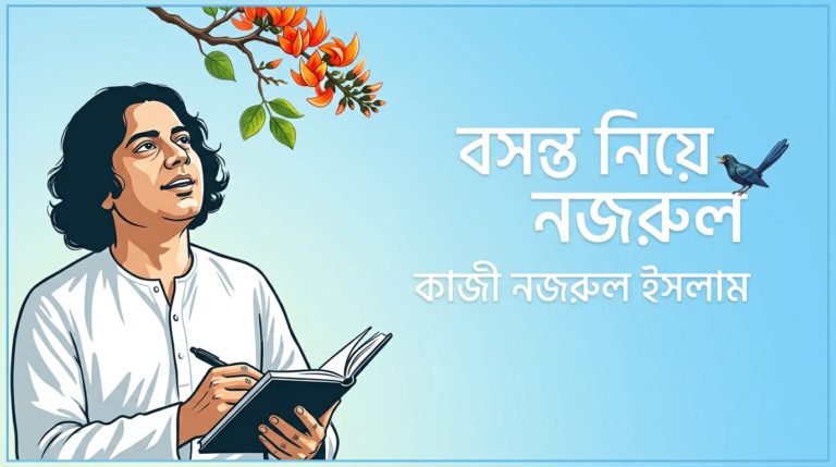বসন্ত নিয়ে কাজী নজরুল ইসলামের কবিতা
