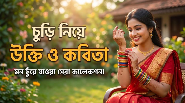 চুড়ি নিয়ে উক্তি ও কবিতা