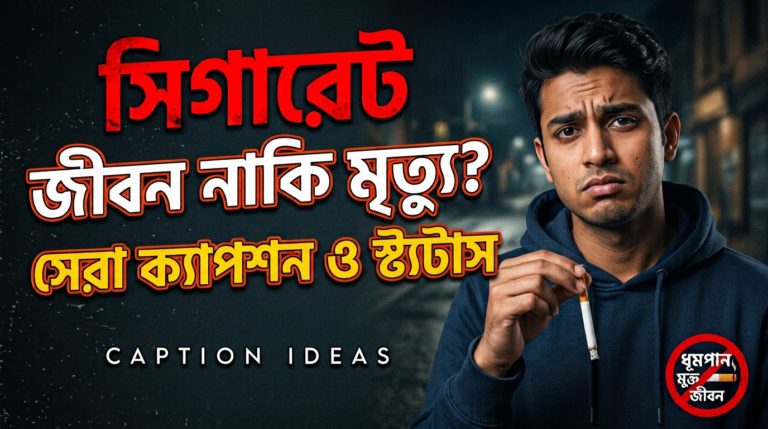 সিগারেট নিয়ে ক্যাপশন