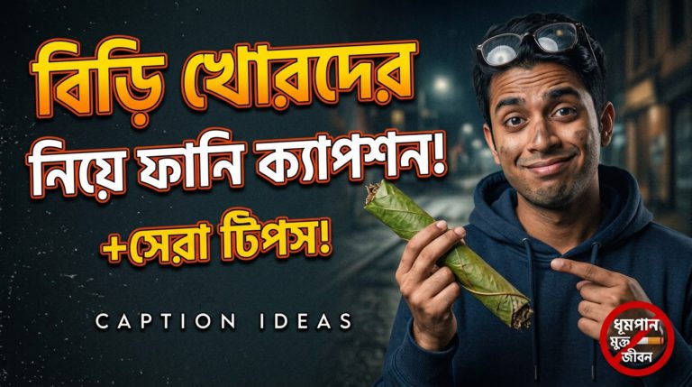 বিড়ি খোরদের নিয়ে ফানি ক্যাপশন, স্ট্যাটাস, জোকস ও কবিতা