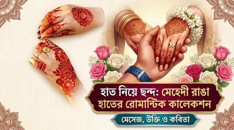 হাত নিয়ে ছন্দ,  উক্তি, মেসেজ  ও কবিতা