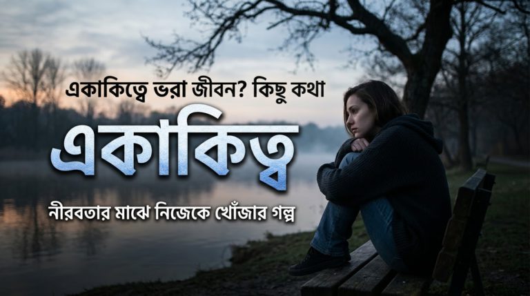একাকিত্ব নিয়ে ক্যাপশন, স্যাড স্ট্যাটাস ও কষ্টের কথা