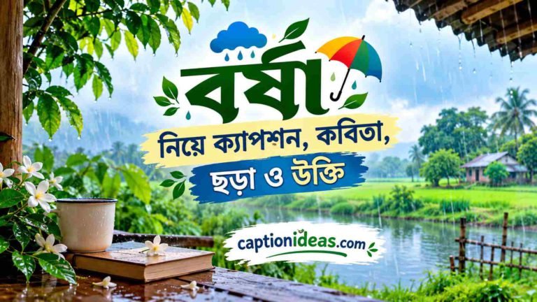 বর্ষা নিয়ে সেরা ক্যাপশন, কবিতা, ছড়া ও উক্তি