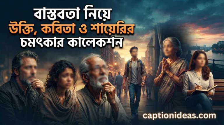 ২৫০+বাস্তবতা নিয়ে উক্তি,কবিতা ও শায়েরির চমৎকার কালেকশন