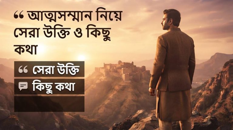 ২৫৫+আত্মসম্মান নিয়ে সেরা উক্তি, ও কিছু কথা