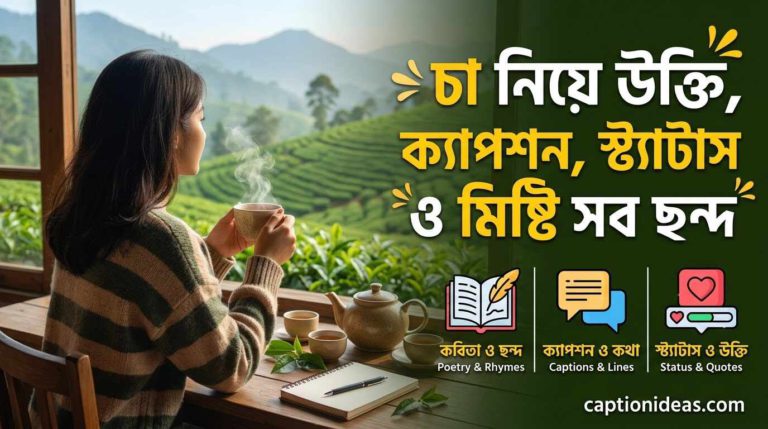 চা নিয়ে উক্তি, ক্যাপশন, স্ট্যাটাস ও মিষ্টি সব ছন্দ