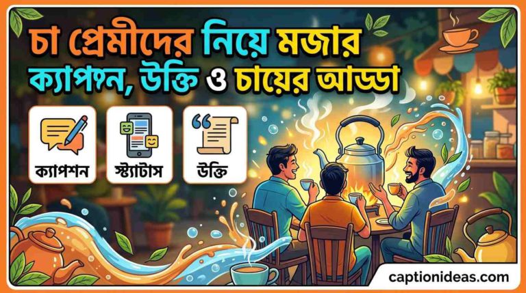 চা প্রেমীদের নিয়ে ফানি ক্যাপশন, উক্তি ও চায়ের আড্ডা