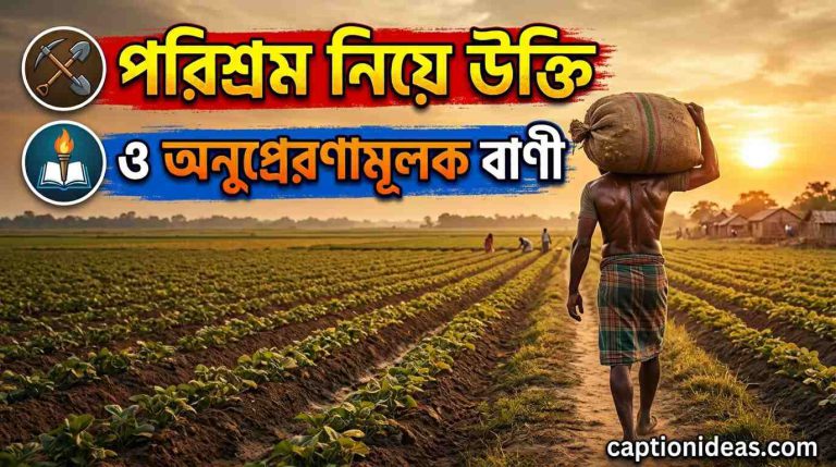 ৩২৫+ পরিশ্রম নিয়ে উক্তি,  ও অনুপ্রেরণামূলক  বাণী