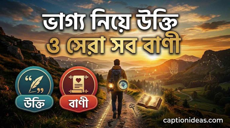 ২৯৯+ভাগ্য নিয়ে উক্তি ও সেরা সব বাণী