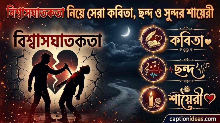 ১৮০+বিশ্বাসঘাতকতা নিয়ে সেরা কবিতা, ছন্দ ও সুন্দর শায়েরী