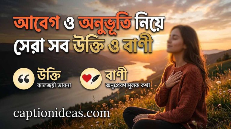 ১৪৯+আবেগ ও অনুভূতি নিয়ে সেরা সব উক্তি ও বাণী২০২৬